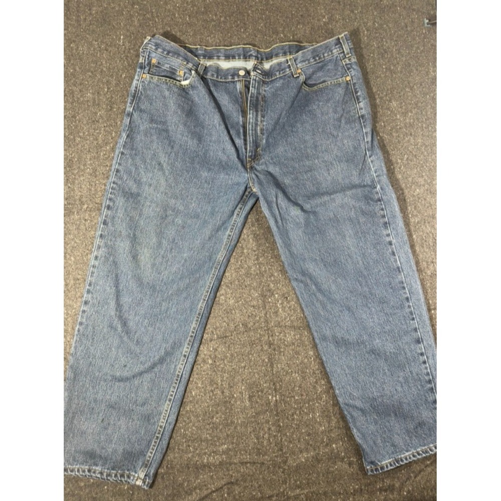 Levis 550 Jeans Mens Size 48X30 Relaxed Fit Straight Leg Denim Blue